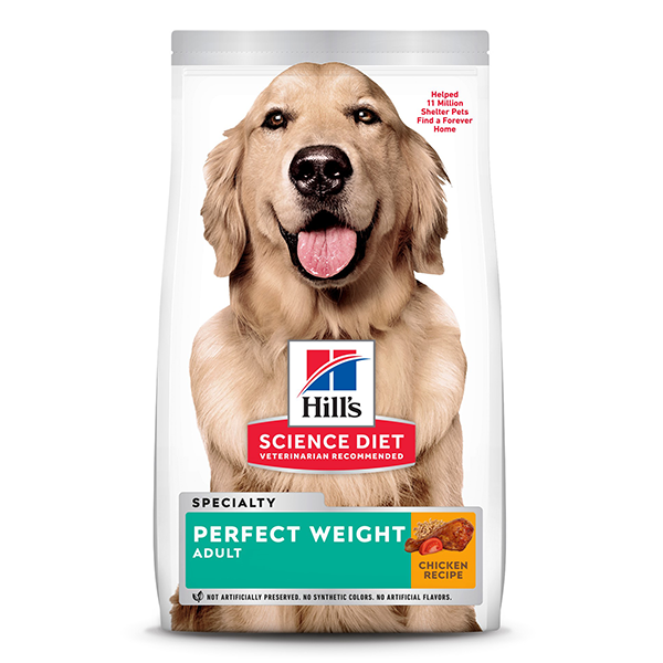 Hill's Science Diet Dog Adult Perfect Weight Chicken 25 lb