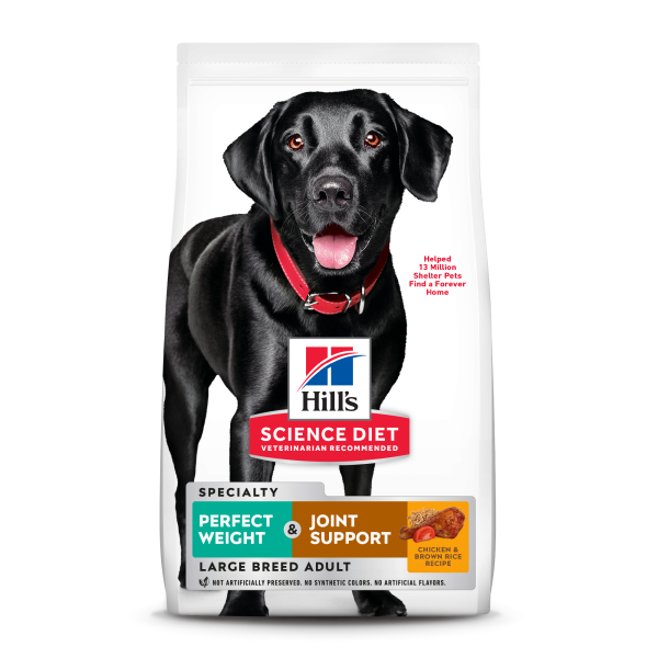 Hills Science Diet Dog Adult Prfctwt&jnt Support LgBr Chk.25Lb