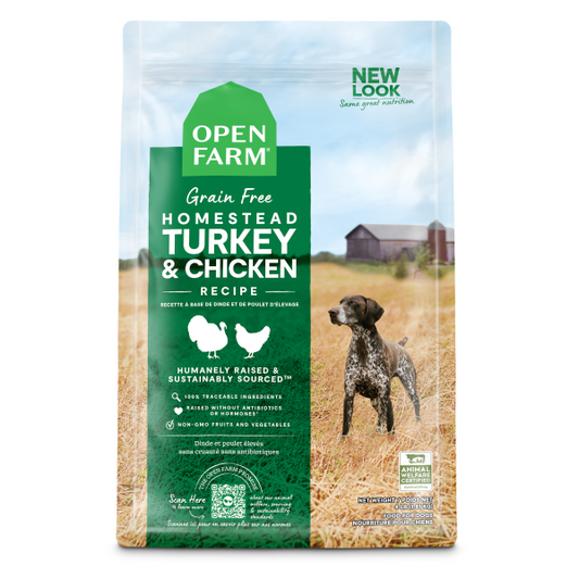Open Farm Homestead Turkey & Chicken Recipe Grain-Free Dry Dog Food, 11-lb (Size: 11-lb)