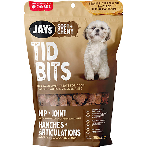 Jay's TidBits PeanutButter Hip&Joint 200GM(12)