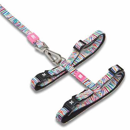 Neoprene Harness w/Leash Magic Zebra | Cat