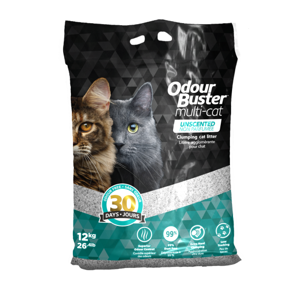 Odour Buster Cat Litter Multi-Cat 12 kg