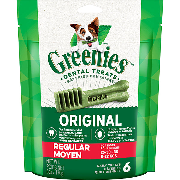 Greenies orig Reg 6ct/6oz