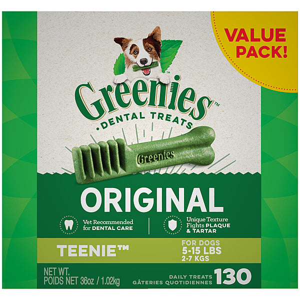 "GREENIES	Original Teenie 130CT | 36OZ"