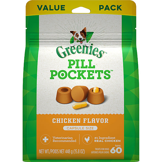 Greenies Pill pocket Chicken 60/15.8oz