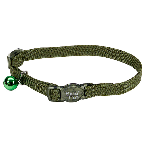 Safe Breakaway Collar Palm Green 8-12x3/8"|Cat