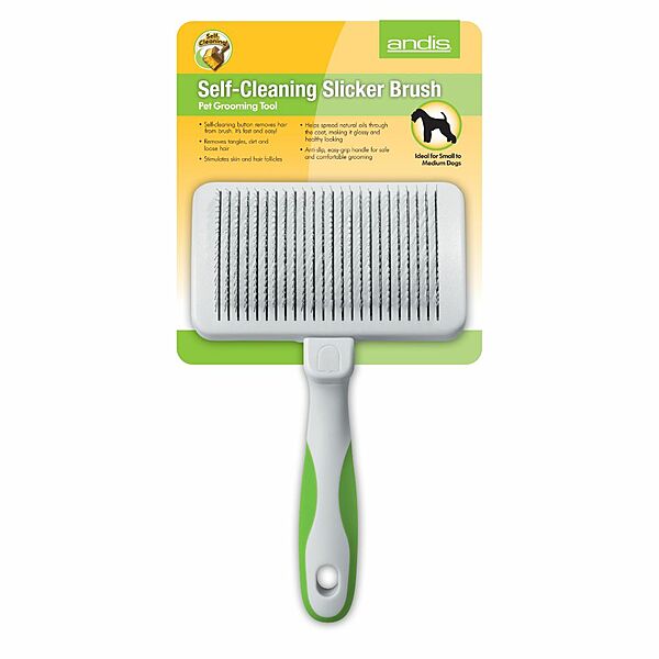 Self-Cleaning Slicker Brush