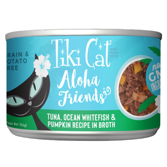 Tiki Cat Aloha Friends GF Tuna/OcnWhitefish/Pumpkin 8/5.5 oz