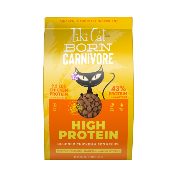 Tiki Cat Born Carnivore Chicken & Egg non-GMO 11.1 lb