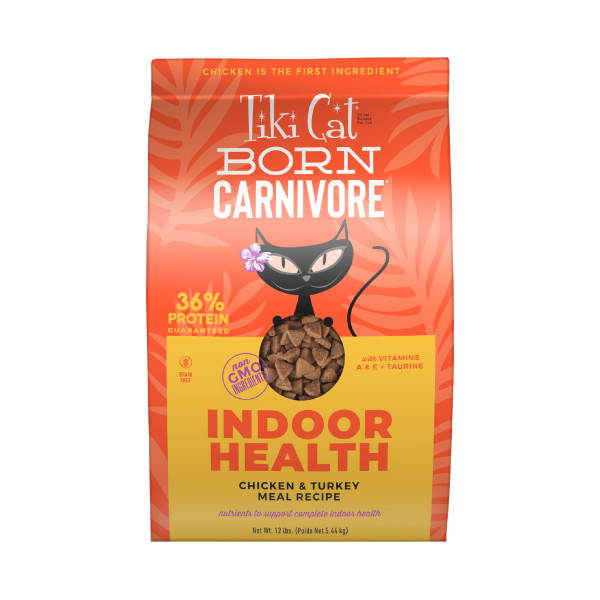 Tiki Cat Born Carnivore Indoor Health Chicken & Turkey 12 lb