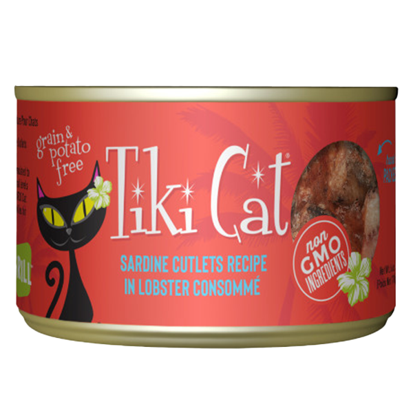 Tiki Cat Hawaiian Grill GF Bora Bora Sardine/Lobster 8/6 oz