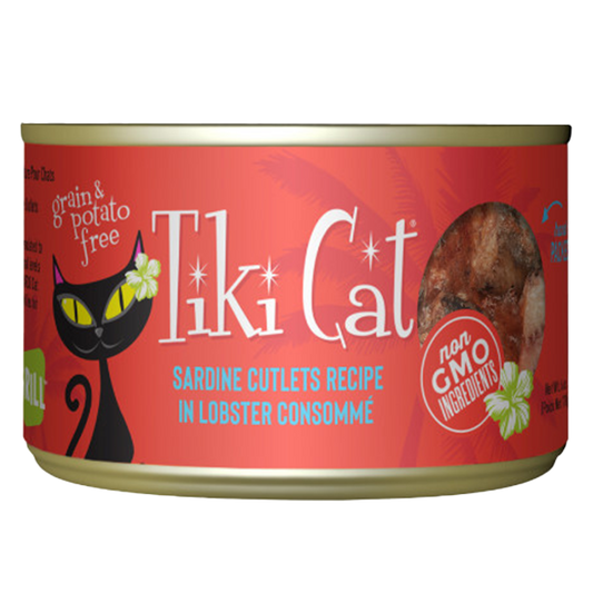 Tiki Cat Hawaiian Grill GF Bora Bora Sardine/Lobster 8/6 oz