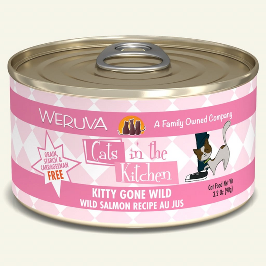 Waruva Kitty Gone Wild Salmon 3.2oz