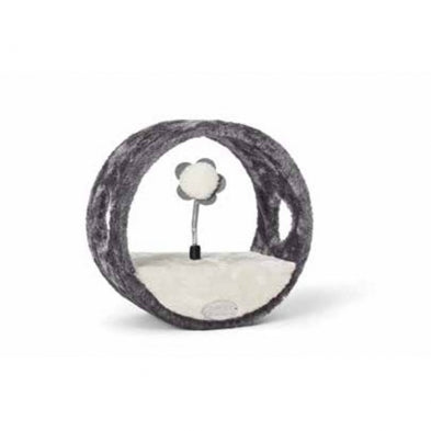 BUDZ Interactive Wheel Toy wPompom On Spring Grey