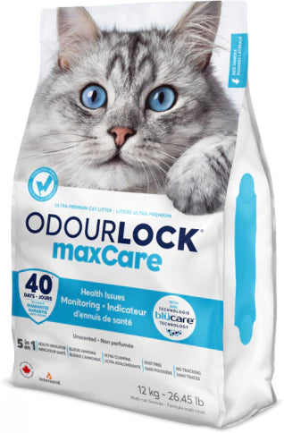 INTERSAND ODOUR LOCK Maxcare Unscented Litter 12kg