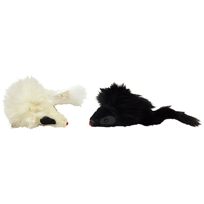 Ethical Twin Plush W/ Rattle 2pk Cat