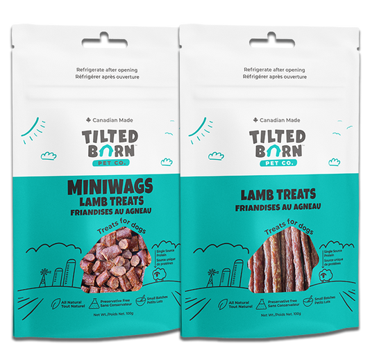 Tilted BARNLAMB TREAT FRIANDISES AU AGNEAU